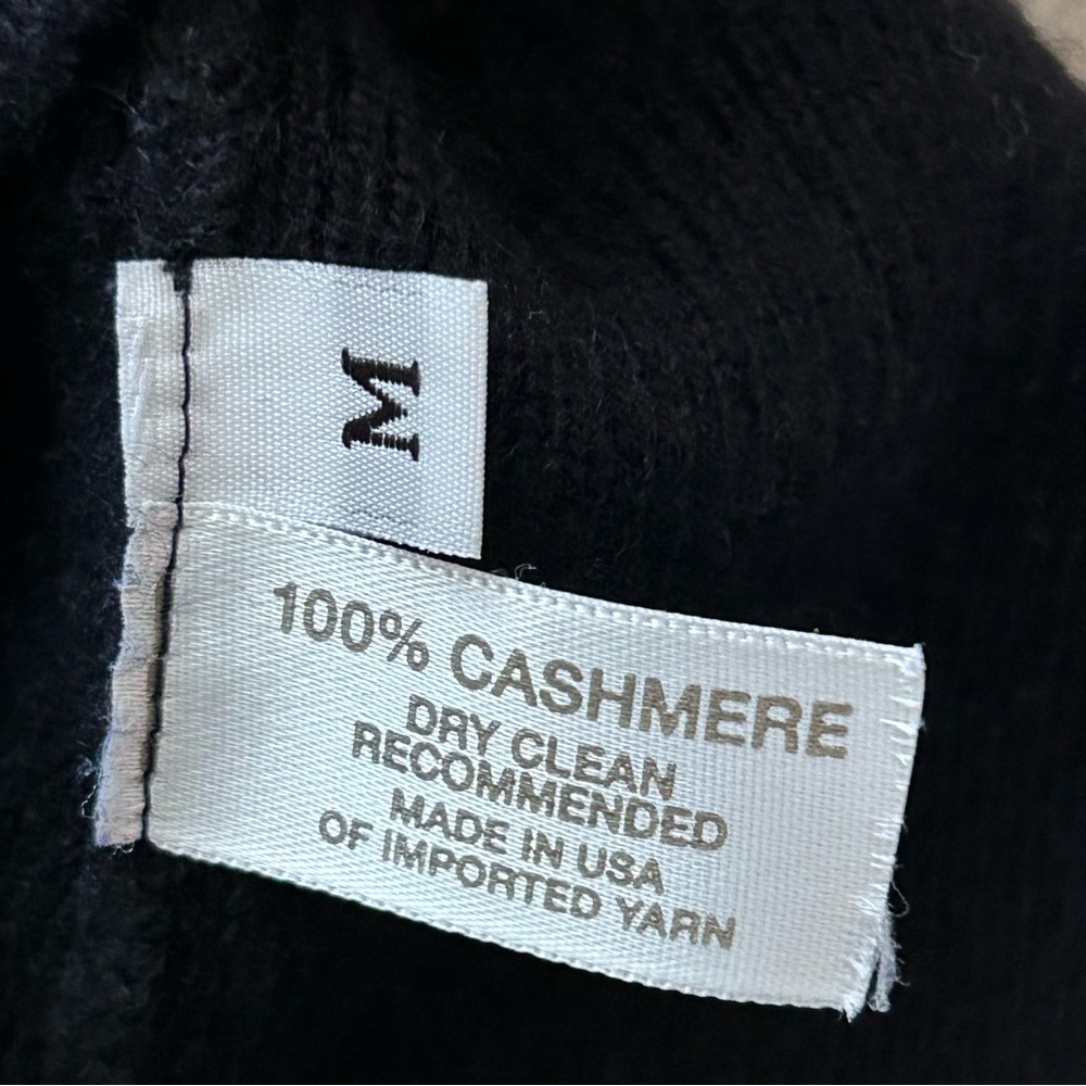 Margaret O'Leary Black Cashmere Sweater - Picture 4 of 7